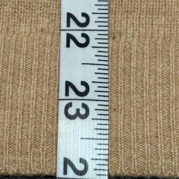Talbots Pure Cashmere Tan Women's Sweater size Medium. - Picture 7 of 9